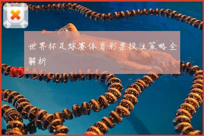 世界杯足球赛体育彩票投注策略全解析